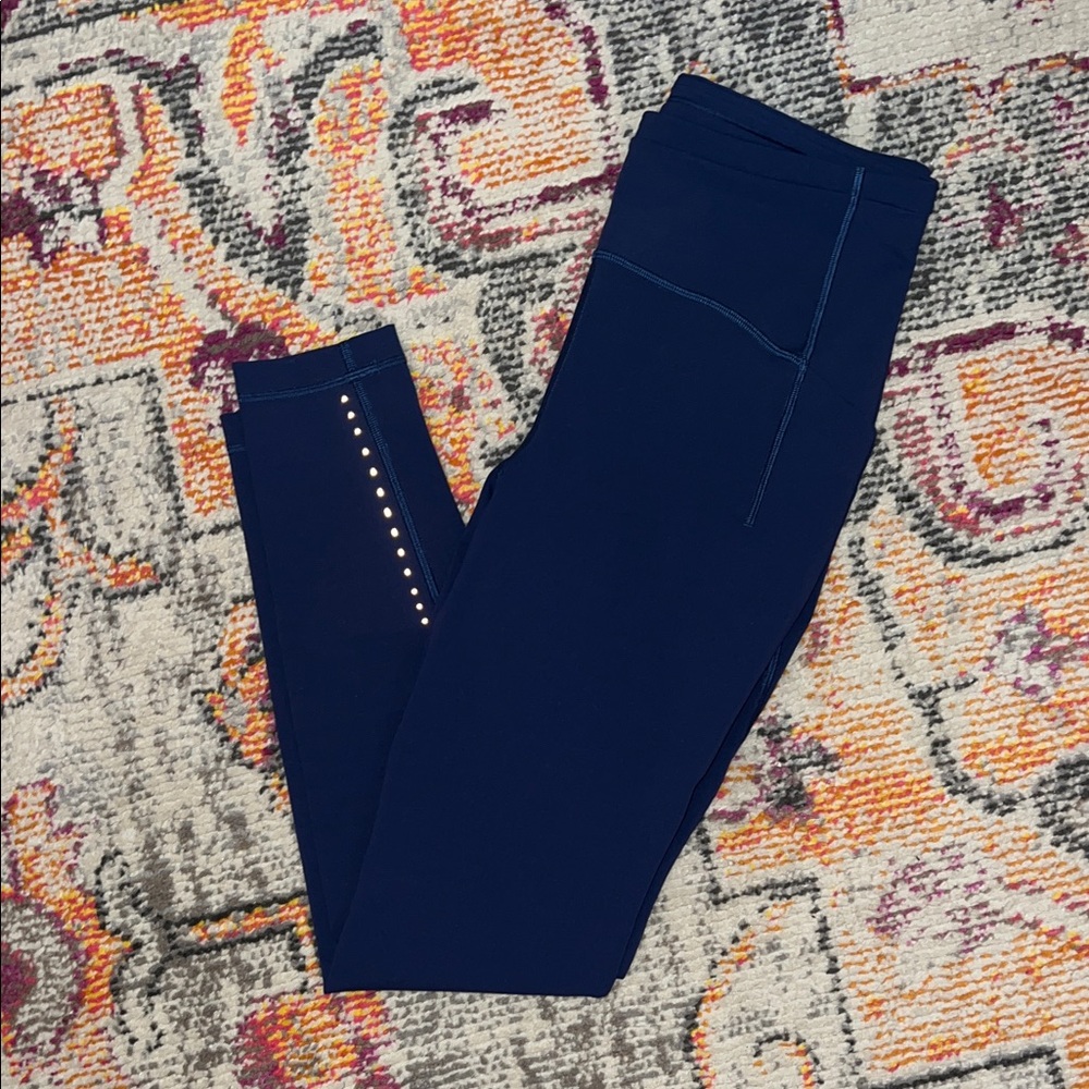 Lululemon athletica Navy High-Rise Leggings 28” - Picture 8 of 9